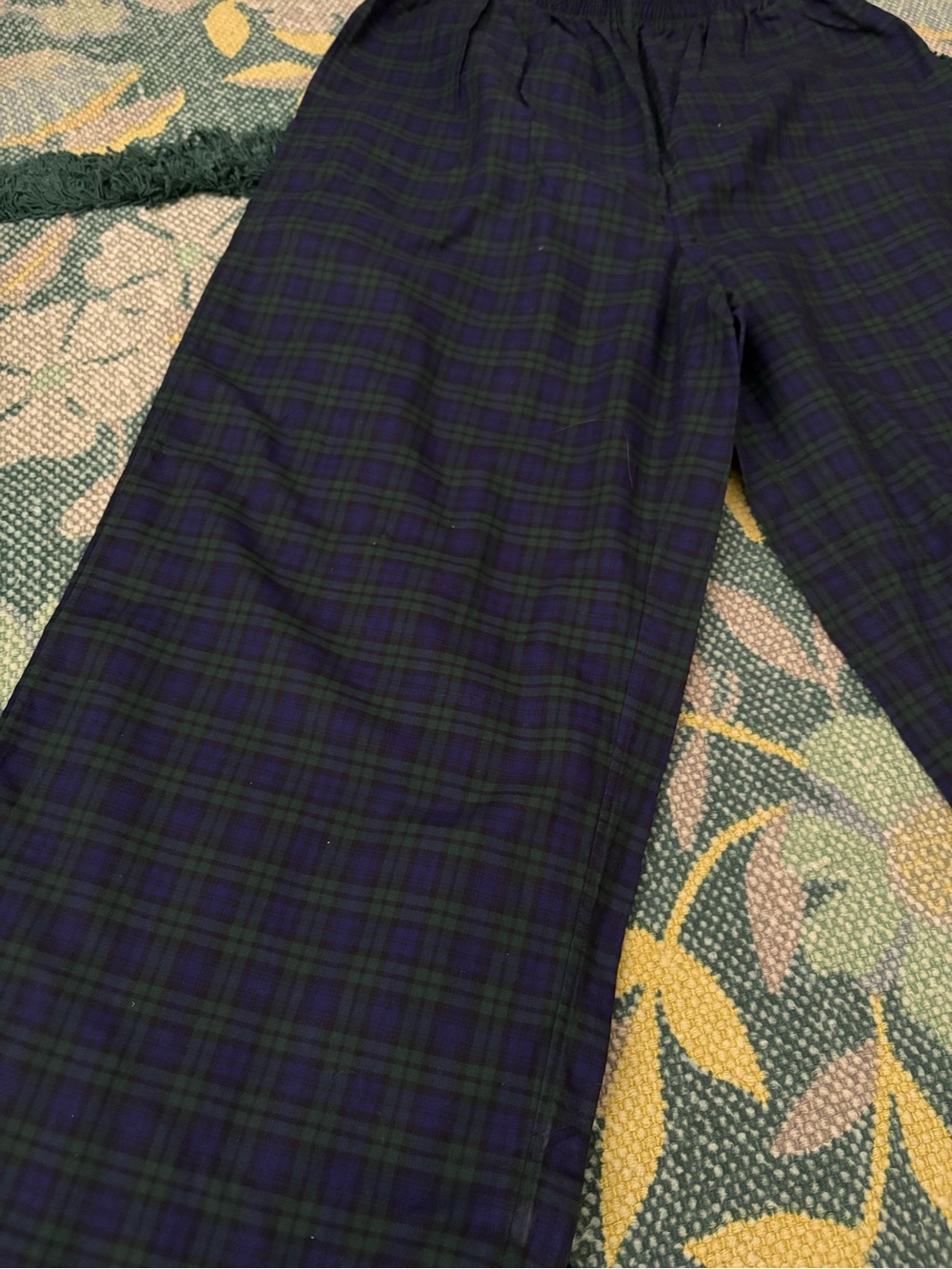 Ann Mashburn Black Watch Tartan Pajama Pant XS - Picture 2 of 5